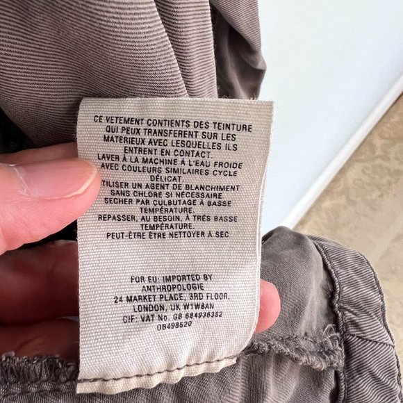 Anthropologie Hei Hei Morgan Draped Utility Jacket Open Front Size XS - Picture 12 of 13